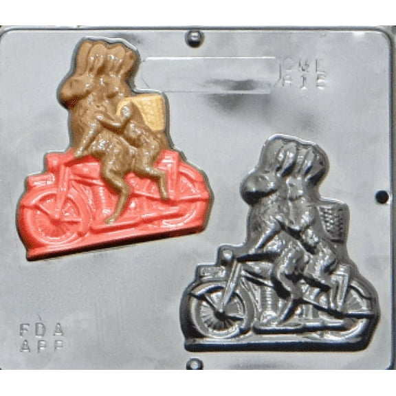 815 Motorcycle Bunnies Chocolate Candy Mold