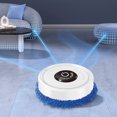 thumbnail image 4 of Meggemo Quiet Touch Control Mopping Robot Wet Dry Dual Use Automatic Cleaner Home Hardwood Tile Floors Low Noise, 4 of 8