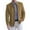 Khaki, variant on MNCEKFOD Men Dress Jacket Retro Slim Fit Casual Sports Business Coat Daily Outdoor Wear Coats Blue L