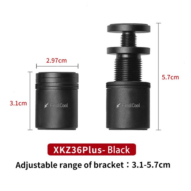 Aluminum Graphics Card Bracket GPU Support Anti Sag Stand Video Card Holder Vertical Telescopic Rotating Stand XKZ36plus-BK