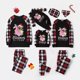 thumbnail image 1 of Pijamas familiares navideños a juego, conjuntos de pijamas de manga larga negros para mascotas, Navidad en julio, 1 of 4