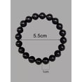 thumbnail image 3 of QQTDFG Gun Black Color Crystal Beaded Bracelet Stackable Stretch Bracelets Creative-default, 3 of 3