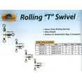 thumbnail image 2 of Tsunami Stainless 3-Way Beaded Rolling T Swivel TSRT, 2 of 2