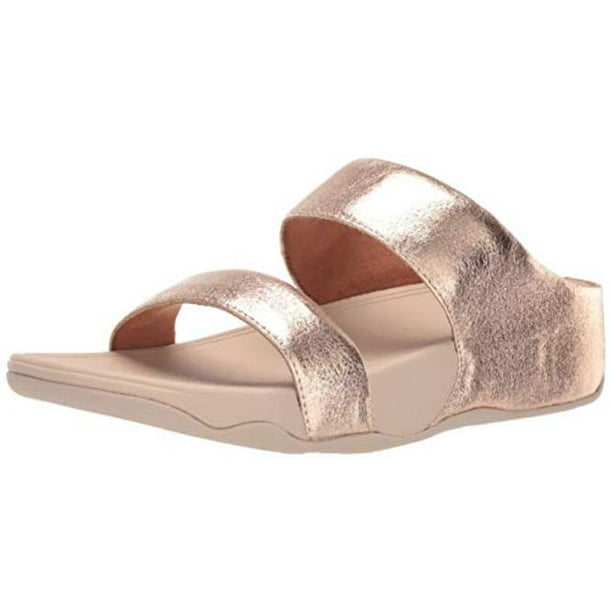 rose gold slides for women