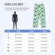 thumbnail image 4 of Balery Cute Dinosaur Blue Green Pantalones de pijama para hombre, pijama ultraligero, pantalón de descanso-Small, 4 of 6