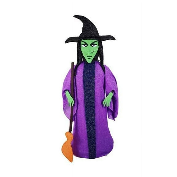 Celebrations 9096479 60 in. Prelit Collapsible Witch Yard Decor