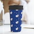 thumbnail image 6 of Fotbe Moon Lamb Printed Insulated Travel Coffee Mug Spill Proof Leak Proof Stainless Steel Coffee Tumbler Reusable Coffee Cups with Lids Thermos, 6 of 8