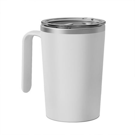 

MERILER Automatic Magnetic Stirring Coffee Mug Stainless Steel Electric Self-Mixing Cup for Home Office and Travel Use Easy to Clean and Operate