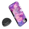 thumbnail image 5 of Casely iPhone 16e Case | Tie Dying Over You | Purple Marble | Compatible with MagSafe | Bold Protective Design, 5 of 9
