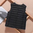 thumbnail image 3 of Ultralight Down Vest Women Single-breasted Sleeveless Female Duck Down Waistcoat Puffer Feather Padded Warm Jacket, 3 of 5