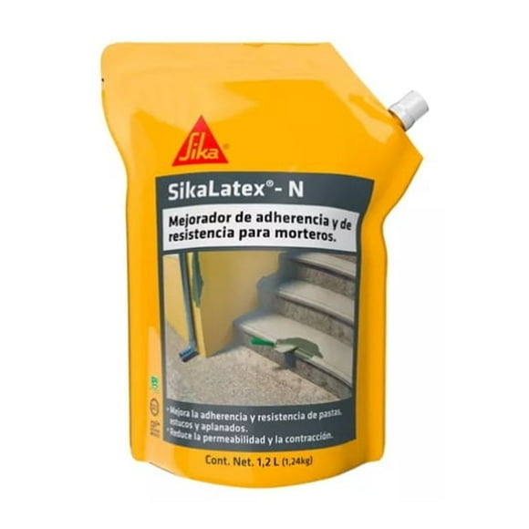 Mejorador De Adherencia Sikalatex-n 1.2l.