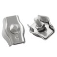 thumbnail image 3 of HUGFEGWE 12Pcs M5 Simplex Clamps Wire Rope Clip Cable Clamps - 304 Stainless Steel - Single Bolt Cable Clips Clamp Fastener for 3/16 Inch Diameter Wire Rope UA824-12915, 3 of 5