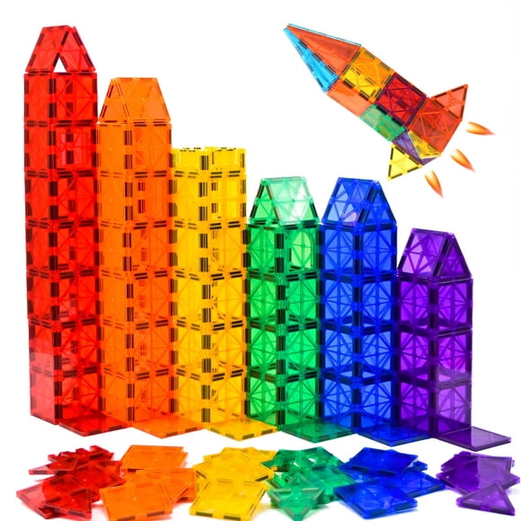 Bloques Magneticos FNJO FN-52 Construccion Stem 52pzs