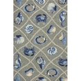 thumbnail image 1 of HomeRoots 353301 2 ft. x 3 ft. UV-Treated Polypropylene Grey Area Rug, 1 of 1