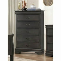 Homelegance 2147SG-5 Mayville Collection Dresser- Stained Grey - 58.25 x 15.75 x 33 in.