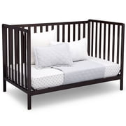 Delta Children Heartland 4-in-1 Convertible Baby Crib, Dark Chocolate