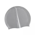 thumbnail image 1 of 2x Gorro de Natación de Silicona Gorro de Natación Gorro Impermeable Mantenga El Cabello Seco Protección para Los Oídos para Mujeres Hombres Canotaje 2 piezas, 1 of 8