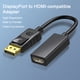 thumbnail image 2 of Cable adaptador de alta resolución 1080P, conversión de video macho a hembra, chapado en oro, adaptador compatible con DisplayPort a HDMI, accesorio para computadora portátil, 2 of 7