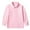 Pink, variant on Boys Pol𝐨 Shirts Plain Long Sleeve Baseball T-Shirts Kids Cotton Base Layer Top Lapel Button Casual Sweaters
