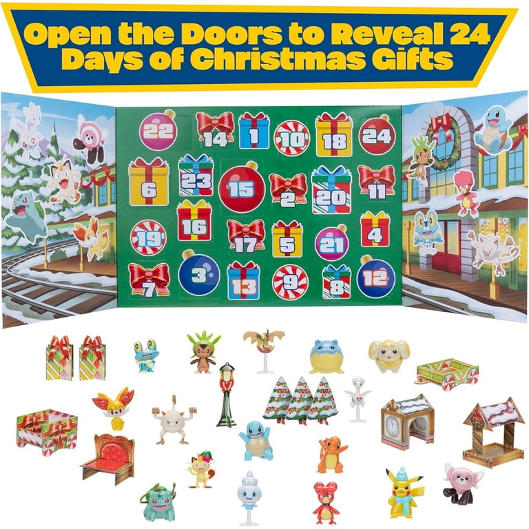 Pokemon Christmas Holiday Advent Calendar w 24 Gifts Pokemon Christmas Holiday Advent Calendar w 24 Gifts