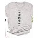 thumbnail image 1 of Maycaur, nueva y divertida camiseta con estampado de luna, camisas blancas y negras para mujer, camiseta de manga corta con cuello redondo a la moda, camisetas de verano, camiseta informal Tan Jianjun unisex, 1 of 2