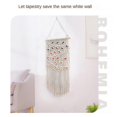 thumbnail image 4 of Tapiz de macramé de hojas para colgar en la pared, tapiz de macramé de hojas verdes para colgar en la pared, decoración de pared bohemia, tapiz de hilo para colgar en la pared, hecho a mano B, 4 of 5