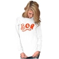 thumbnail image 3 of Boo Cute Witch Ghost Halloween Women's Long Sleeve T Shirt Brisco Brands M, 3 of 6