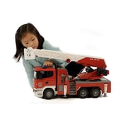 Bruder 1/16 Scania Super 560R Fire Engine Truck with Ladder, Water Pump & Lights & Sounds 03591