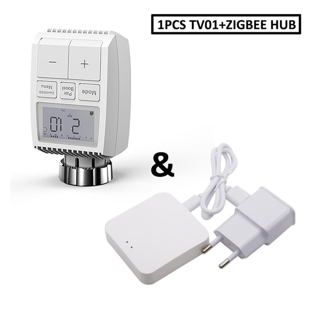3.0 Smart WIFI Thermostatic Radiator Valve Actuator TRV Programmable Temperature Controller ,Easy to Install