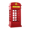 thumbnail image 1 of Miangastore Telephone Booth Shaped Touch Control Bedside Lamp Red 1 Set 8.7x3.5x3.9in, 1 of 8