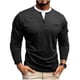thumbnail image 2 of pstuiky camisas de manga larga para hombre, Cárdigan informal de dos piezas con cuello en V falso, botones y mangas largas con bolsillos para hombre Tops casuales para hombres xl, 2 of 8