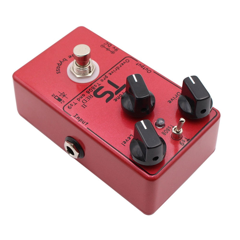 2.0 Version Demonfx TS RED II Guitar Effect Pedal Combine Overdrive Booster