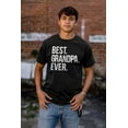 thumbnail image 3 of Best Grandpa Ever Grandfather Poppop Men's Graphic T Shirt Tees Brisco Brands S, 3 of 5