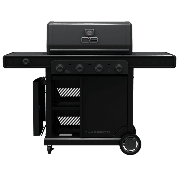 Charbroil Pro Series™ 4-Burner Gas Grill and Griddle with Side Burner