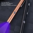 thumbnail image 2 of Stainless Steel Flashlight Battery Powered USB Dissipation Rechargeable Charging Rechargeable Heats Dissipation Replacement Money Wine Detection Torch Gold, 2 of 9
