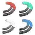 thumbnail image 4 of Cinta para manillar de bicicleta, cintas para barra de dos colores, 2 rollos de superficie de cuero Pu, envolturas para manillar de bicicleta de espuma Eva con tapones finales, 4 of 5