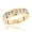 Yellow, variant on 14K Mens Natural 1.1 Ctw Diamond Wedding Ring For Him (Yellow Gold Size 9.5)