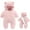 Pink, variant on Huanglei Newborn Baby Bear Romper Outfit Suit Girls Boys Fleece Thick Jumpsuit Romper Hooded Coat Winter Warm Clothes Outwear Snowsuit ,3-6 Months ,Pink
