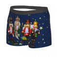 thumbnail image 4 of Holiday Nutcrackers Underwear Men Breathbale Christmas Nutcracker Soldier Boxer Briefs Shorts Panties Soft Underpants For Male, 4 of 7