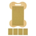 thumbnail image 1 of ZLight Durable Dog Scratch Pad for Nails Nail Sided Double for Large Dogs Yellow, 1 of 6