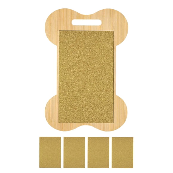 ZLight Durable Dog Scratch Pad for Nails Nail Sided Double for Large Dogs Yellow