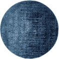 thumbnail image 1 of Safavieh Retro 6' Round Power Loomed Rug in Light Blue and Blue, 1 of 10