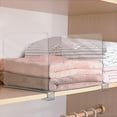 thumbnail image 7 of Sorbus Acrylic Shelf Dividers (6-Pack) - Organize Clothes, Linens, Purses for Closets, Cabinets, Bedroom, 7 of 7