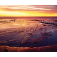 thumbnail image 2 of Talbot Frank, Christopher 30x26 White Modern Wood Framed Museum Art Print Titled - California, San Diego, Sunset Cliffs tide pools, 2 of 4