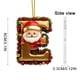 thumbnail image 1 of Decoraciones de Árbol de Navidad 26 Letras Colgante Ornamentos Personalizados para la Decoración Del Hogar, 1 of 3