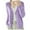 Light Purple, variant on vigerkar Women's Button Down Cardigan Sweaters Fall Long Sleeve Open Front Soft Cardigan Casual Loose Knit Coat Outerwear (Light Purple, XL)