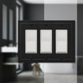 thumbnail image 2 of Amerelle 57RRRBK Bethany Wallplate, 3 Rocker, Cast Metal, Black 1-Pack, 2 of 3