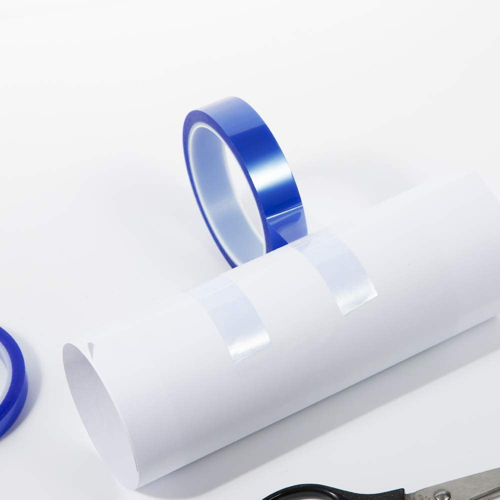 5 Rolls 0.8 Inch x 108Ft Sublimation Blanks Thermal Tape,Heat Tape,High Temp Tape,Up to 250℃(480℉) for Tumbler Sublimation Print,Heat Transfer Tape,Heat Vinyl Press Tape