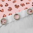 thumbnail image 5 of Feelyou Romantic Love Heart Black Out Curtains, Fashion Leopard Cheetah Print Curtains Pack of 2 (42x63 Each), Teens Kids Girls Women Bedroom Curtains, Living Room Curtains Decor, 5 of 7