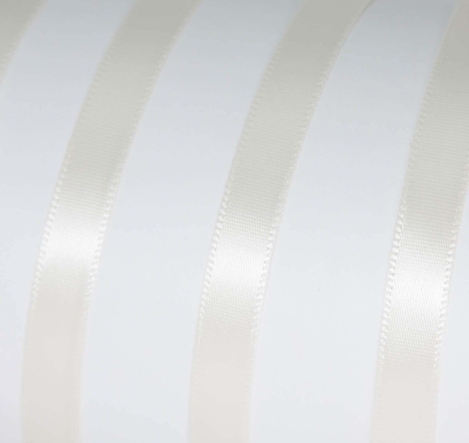 (3 pack) Offray Ribbon, Antique White 3/8 inch Single Face Satin Polyester Ribbon for Sewing, Crafts, and Gifting, 18 feet, 1 Each